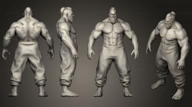 3D model Giant Muscular Man (STL)